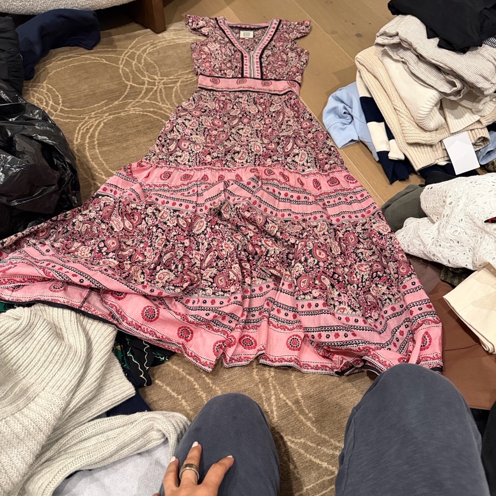 BELL Floral Pink Maxi Dress - Picture 5 of 5
